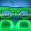 Hot!!! green/ blue flashing illuninated LED advertising signs for optician