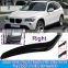 Car Inner Interior Door Panel Handle Pull Trim Cover For BMW X1 E84 2010-2016 Gloss Black / Corbon Black