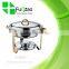 Wholesale Round Economy Stainless Steel Gold Plated Buffet Chafer