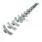 Zinc coated clip on wheel balance weight 5-60g for steel and alloy rim