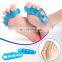 Buy Toe Isolator Hot Selling Blue Foot Care Silicone 5 Toe Stretch Separator For Soft Elastic Correction Protection