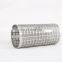 stainless steel perforated square hole temporary filter