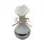 White Compote Decorative Porcelain Ceramic Flower Vase