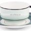 Coffee Mug Tea Cup Ceramic Cup for Top-table Ware Simple Ceramic Dinner Plate Porcelain Nordic Modern Dinnerware Sets Cup Kit