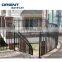 Modern design Aluminum balcony handrail, high quality perspecx balcony handrail, durable aluminum balcony handrail