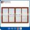 ROGENILAN 120# Bacony Frosted Glass Interior French Doors With Remote Control Blinds