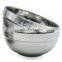 Double Wall Stainless Steel Bowl for Dinnerware