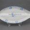 porcelain fish plate for house use