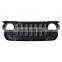 Offroad front black mesh grille for Jeep wrangler JL 2018+ 4x4 car parts accessories grille