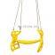 Outdoor Playground Glider Swing/backswing Plastic  Swing with PE Rope Baby Swing Set for wholesale