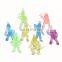 Professional injection mold mould for ninja image toy with sword translucent plastic toy man educational toys for children
