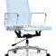 New Product Yellow Leather Office Chair No Swivel/Swivel Office Chair No Wheels