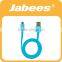 Jabees new arrival high quality flat cable fast charging 3 in 1 charging cable