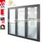 North American standard aluminum glass folding doors with security louver interior doors for aluminum profile
