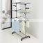 2022 New Product 3 Tier Rolling Dryer Clothes Hanger Collapsible Garment Laundry Rack With Foldable Wings And Casters