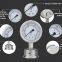 Pressure Gauge Steel Manometer High-Precision 2.5% ,1.6% Glycerin Filled Pressure Gauge With Diaphragm