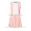 Women comfortable dress with solid color design 2016 summer hotsale fashion ladies dress D306