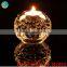 2015 new ball crystal glass candle holder for decoration gift