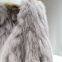Nouvelle veste en fourrure double face tricotée en fourrure de renard cryptée pour l'hiver pour femmes