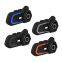S2 Motorcycle Accessories Support 2 Riders Bluetooth Intercom System Connection 2 Mobile Phones Walkie Talkie 800 Meters Helmet Intercom Headset