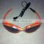EL Neon Light Wire Sunglasses Orange