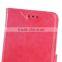popular Oil wax stand Genuine leather case for HTC M9