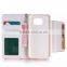 Hot selling wallet handbag case for Samsung galaxy S6 with card slot