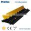 C-2 channel light weight pu cable protector / rubber cable ramp for outdoor event