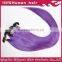 Charming color elegant purple no shedding tangle free hair weft purple u tip hair tape hair extensions