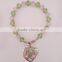 AKA crystal pink green heart girls gift Alpha Sorority Charm Bracelet alpha kap alpha rhinestone bracelet Jewelry                        
                                                Quality Choice