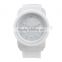 FT1303D_WH Quartz movement plastic stainless steel back silicone blank watch