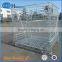 Folding metal wire mesh cages
