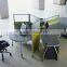 Popular Glass Partition Open 120 Office Workstation with Round Coffee Table(SZ-WS330)