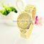 2016 High Quality Brand Women Watch Luury Gold Plated Female Dress Wristwatches Quartz Watches