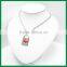 Key Lock Double Heart Necklace