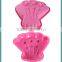 Decorate small flower silicone christmas cake mould