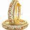 Indian Traditional Beautifull Gold Plated Openable Bangle