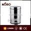 Restaurant Use Stainless Steel Foot Pedal Dustbin