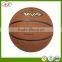 customized print size 7 top quality rubber training/match basketball