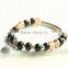 2016 Factory Wholesale Mens black and yellow Ceramic Bracelets for home decor