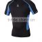 Wholesale Men's Gym Fitness Compression Shirts/Men's Short Sleeve T- Shirt