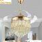 42 inch crystal ceiling fan with light LED