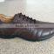 Action leather men's casual shoes pig lining men's casual shoes rubber soles