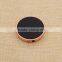 Hot sale round rose gold zinc alloy bag purse hanger with leather surface