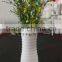 Twisted flower vase