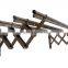 Folding Stainless Steel Push pull Metal Hanger Rack