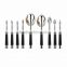 Luxury private label silver golf makeup brushes                        
                                                                                Supplier's Choice