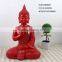 China factory wholesale unique Meditating pink buddha statue