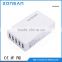 mobile phone accessories 5 USB port 8A USB travel charger multi port usb chargers
