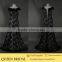 Plus Sleeve Mermaid Cap Sleeve Black Net Patterns Of Lace Evening Dress                        
                                                Quality Choice